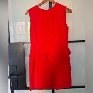 Alexander McQueen red mini dress size 6